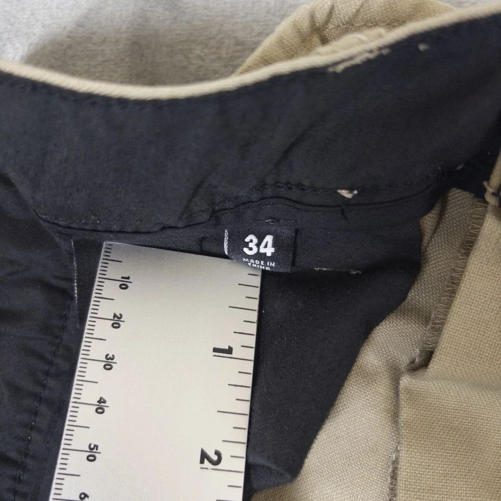 Hurley Chino Shorts Mens 34 Beige Khaki 10